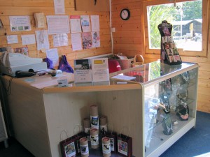 Reception in the Shop at Arran Heritage Museum
